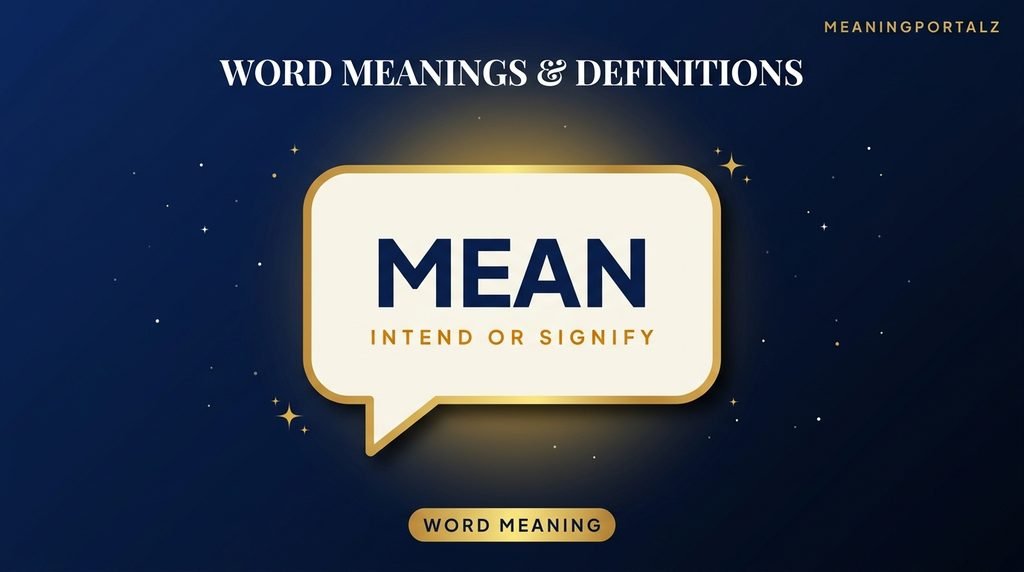 Meen or Mean Common Mistakes With Meen and Mean