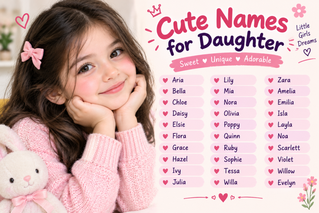 Cute Names for Daughter