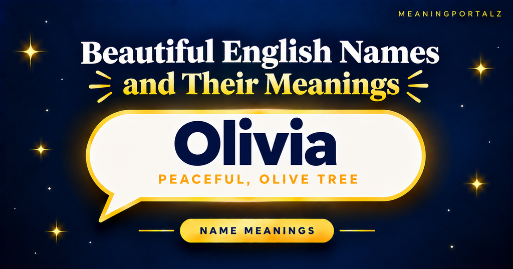 English Names and Meaning English Girl Names With Meaning