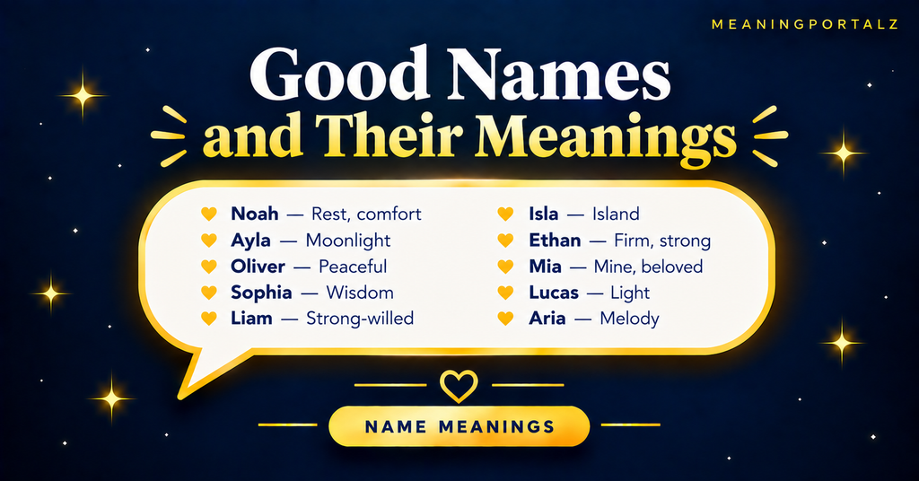 Good Names and Meanings What Are the 10 Luckiest Names?