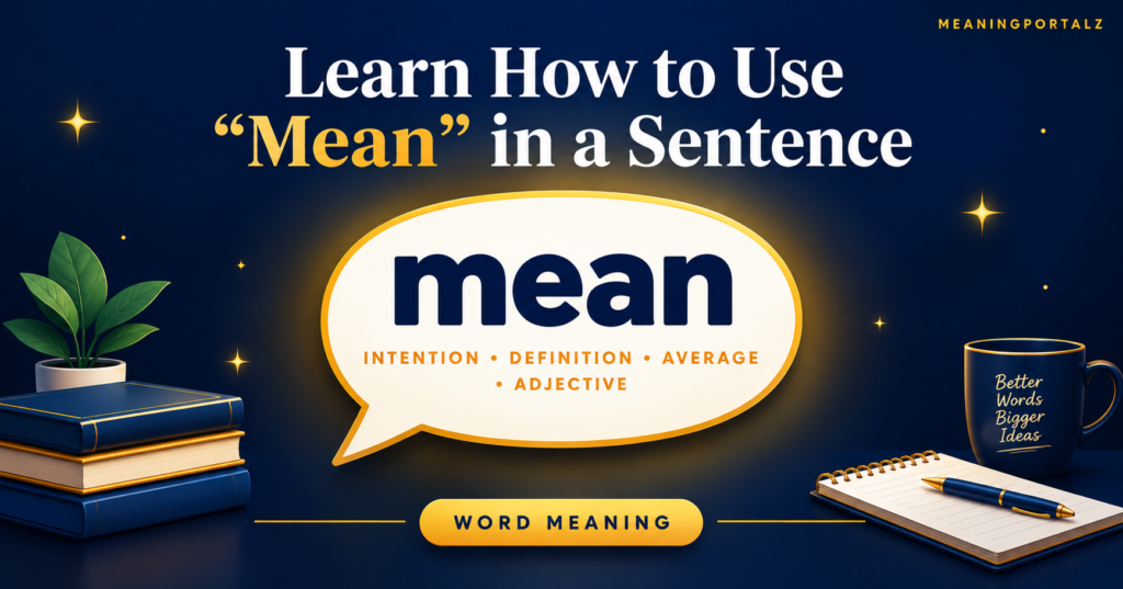 How to Use Mean in a Sentence Simple “Mean” Sentence Examples