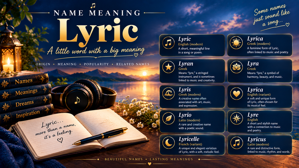 Name Meaning  Lyric vs. Lyriq vs. Lyrik