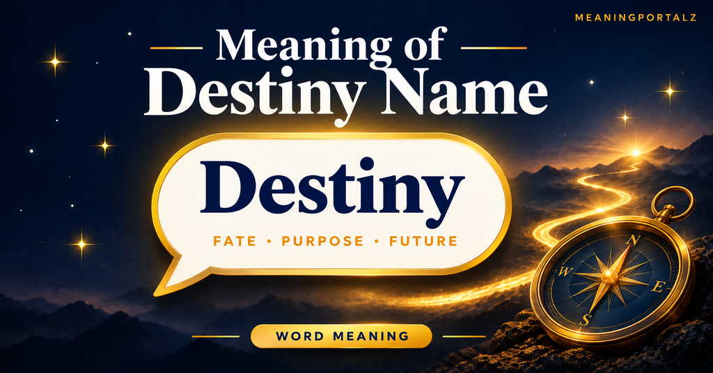 Meaning of Destiny Name Destiny as a Modern Name