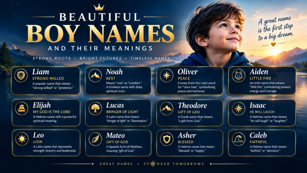 Boy Names With Meanings