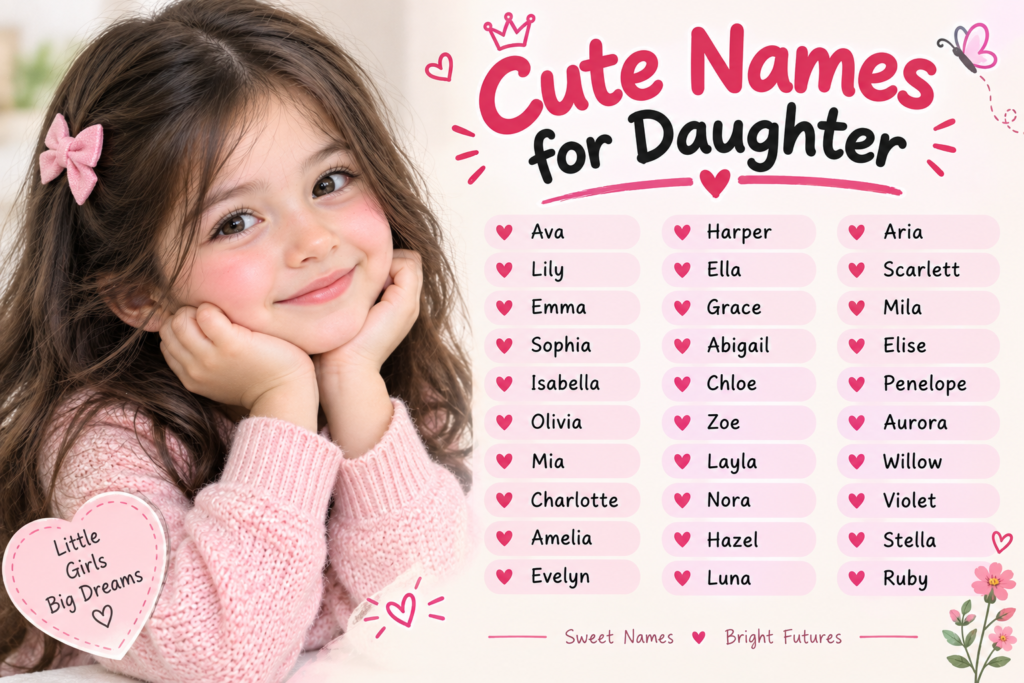 Cute Names for Daughter