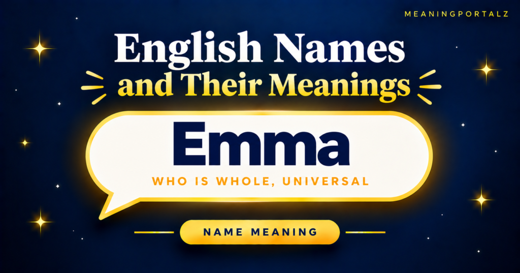 English Names and Meaning