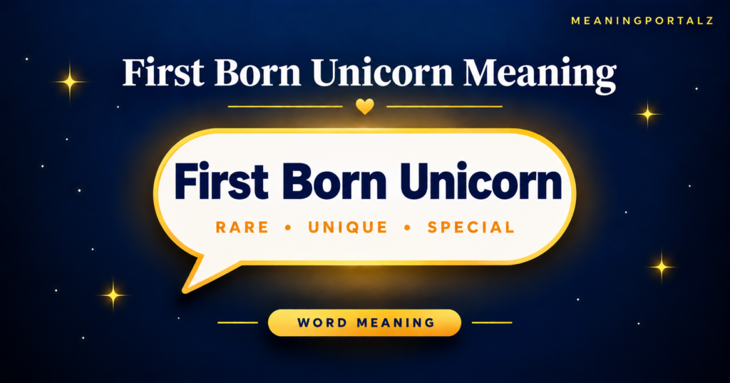 First Born Unicorn Meaning