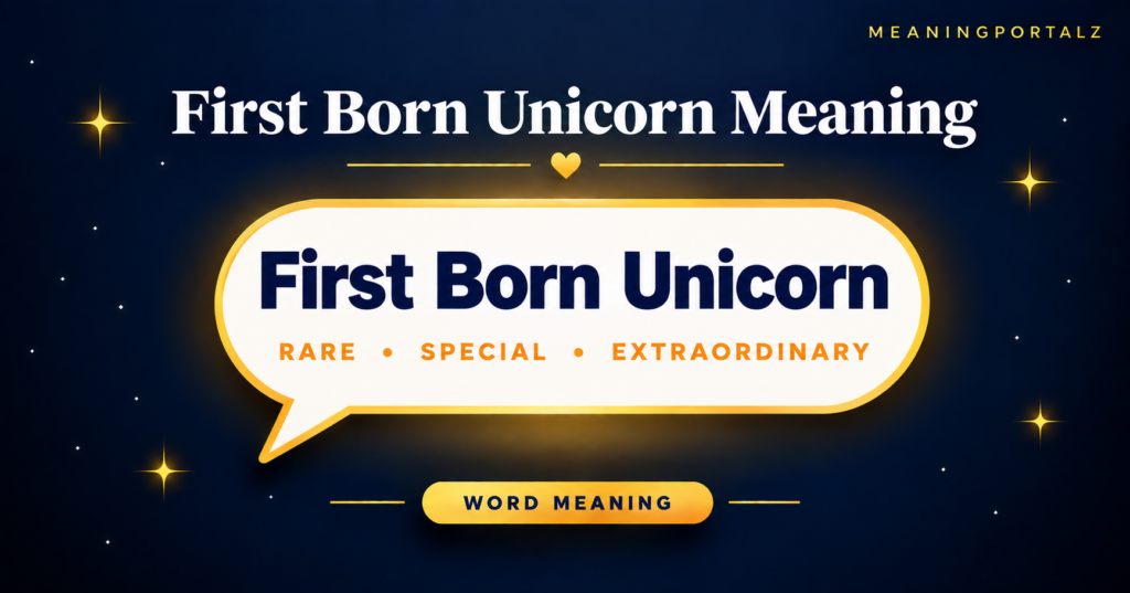 Firstborn Unicorn Meaning