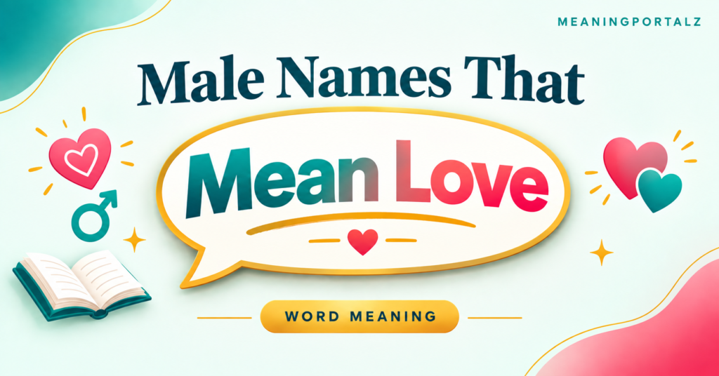 Male Names That Mean Love