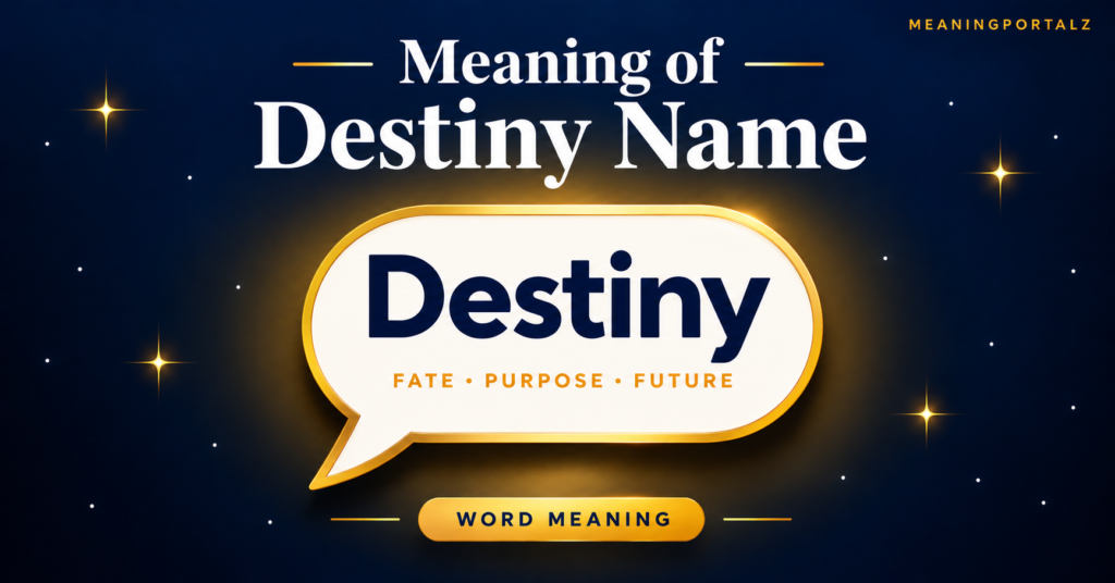 Meaning of Destiny Name