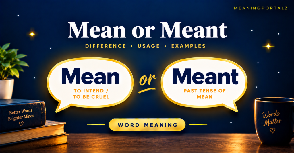 Meen or Mean