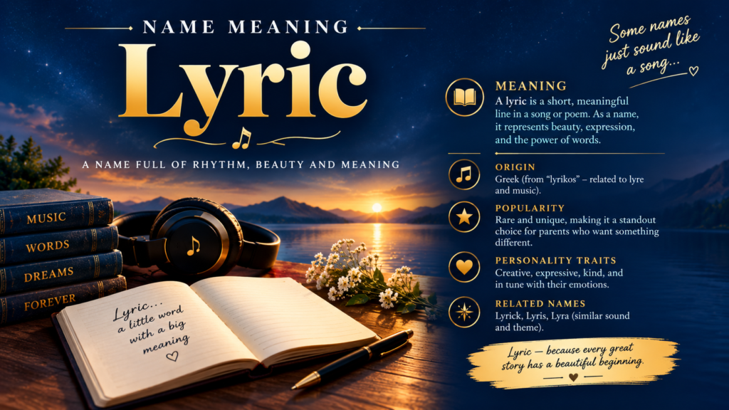 Name Meaning Lyric