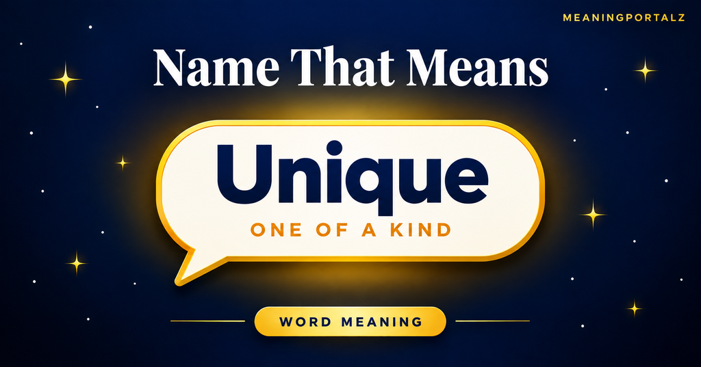 Name That Means Unique Rare Names for Boys and Girls