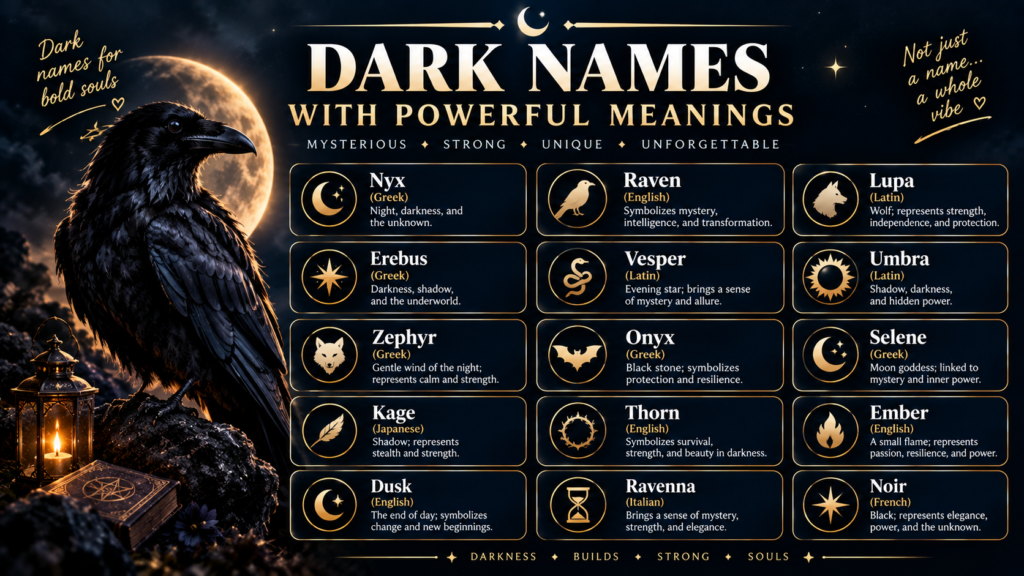Names Related to Darkness