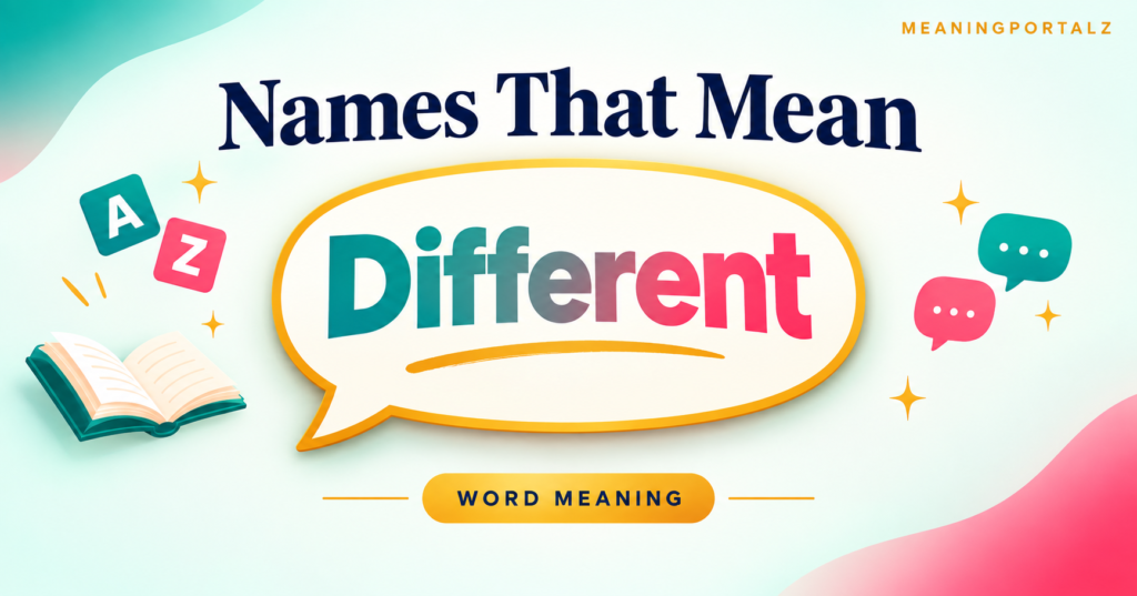 Names That Mean Different