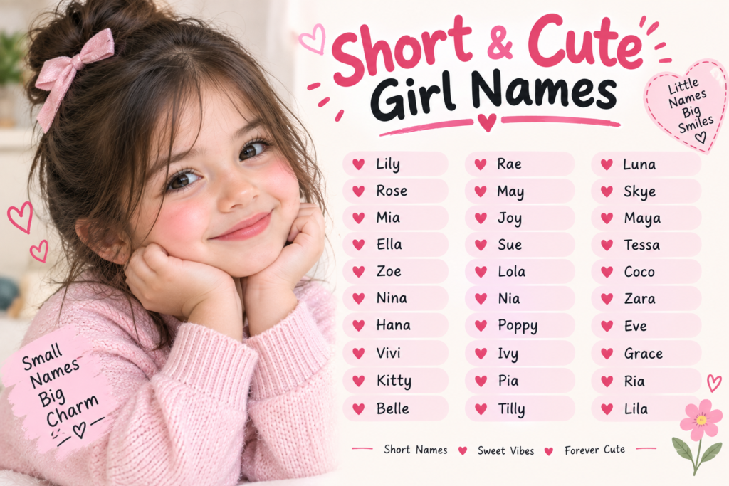Short Cute Girl Names