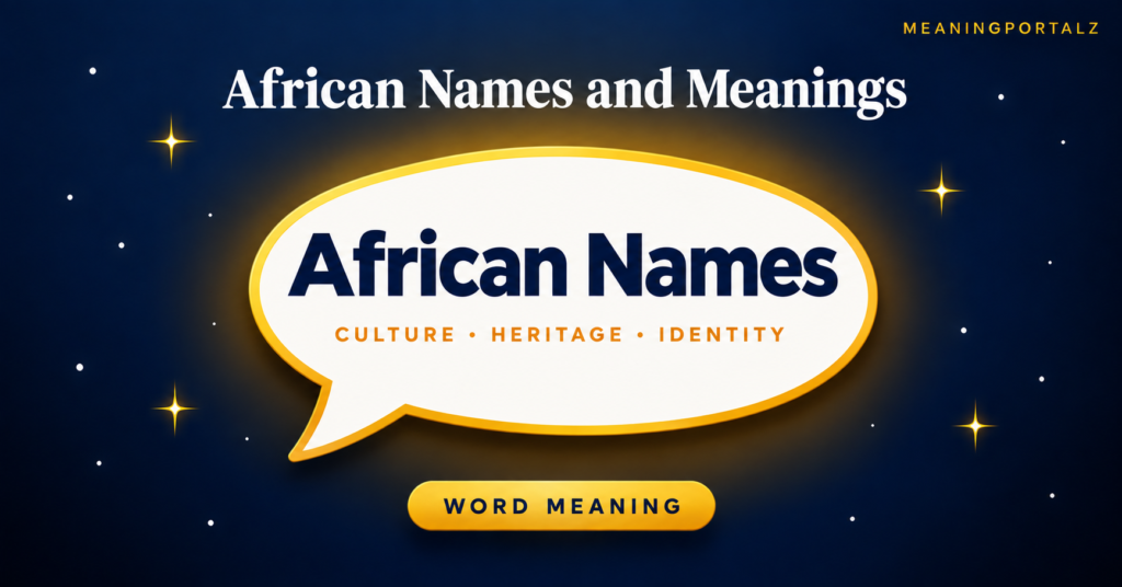 African Names and Meanings