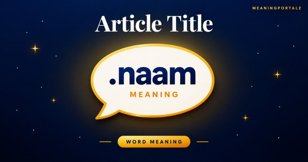naam meaning